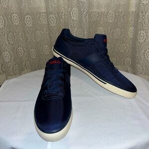 Polo by Ralph Lauren versatile blue sneakers.